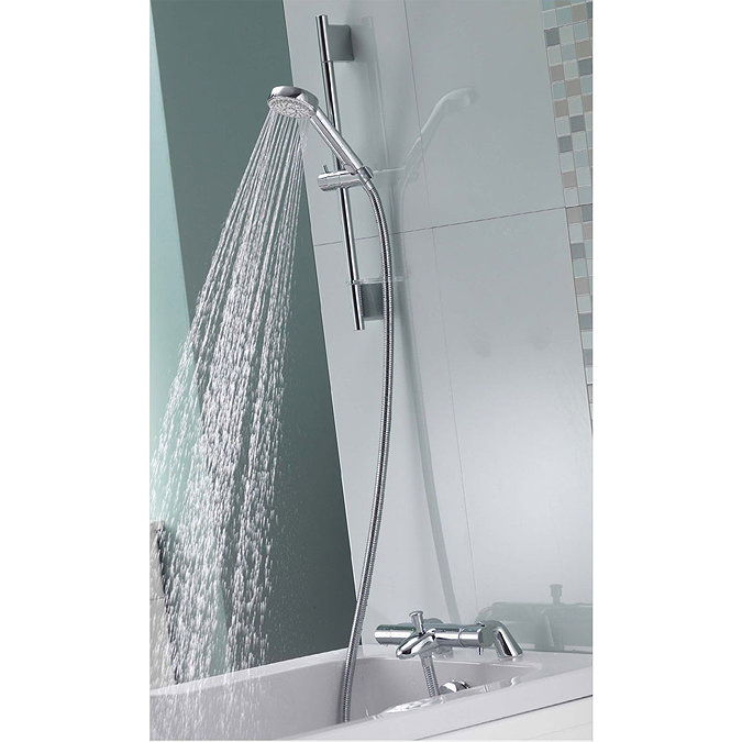 Aqualisa - Midas 200 Thermostatic Bath Shower Mixer with Slide Rail Kit - MD200BSM Feature Large Ima