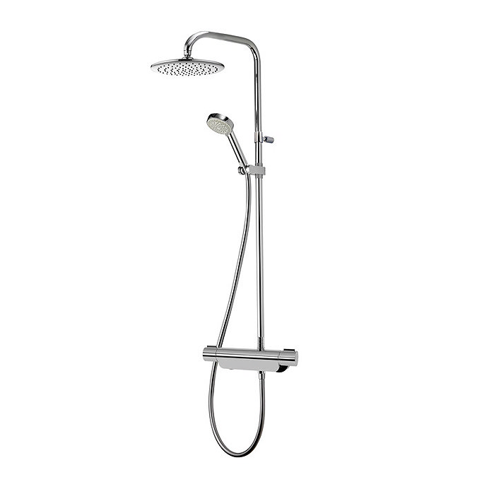 Aqualisa Midas 220 Thermostatic Bar Mixer Shower with Adjustable & Fixed Head