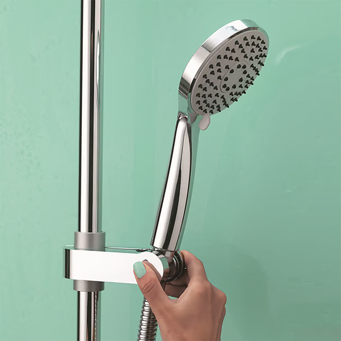 Aqualisa Midas 220 Thermostatic Bar Mixer Shower with Adjustable & Fixed Head