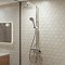 Aqualisa Midas 220 Thermostatic Bar Mixer Shower with Adjustable & Fixed Head