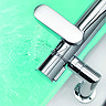 Aqualisa Midas 220 Thermostatic Bath Shower Mixer with Slide Rail Kit