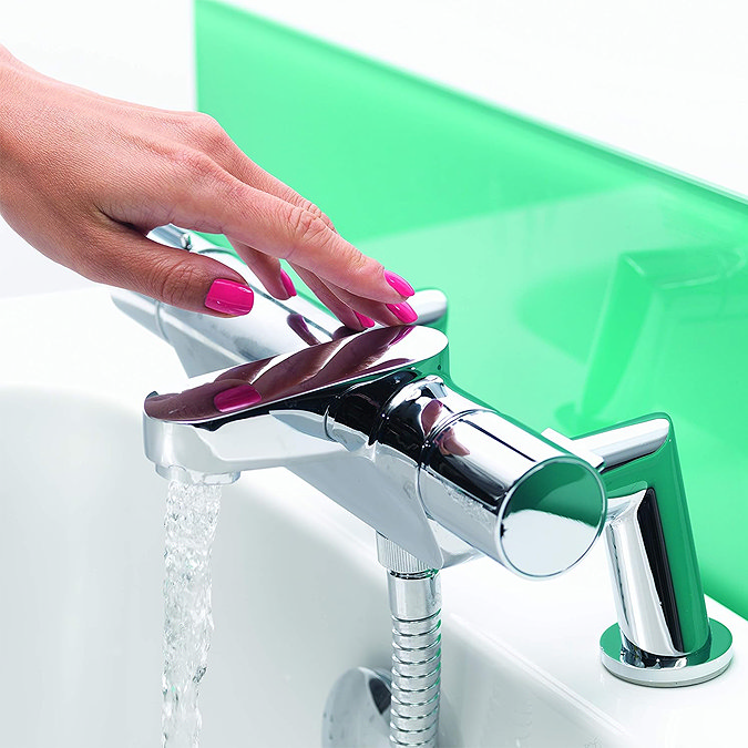 Aqualisa Midas 220 Thermostatic Bath Shower Mixer with Slide Rail Kit
