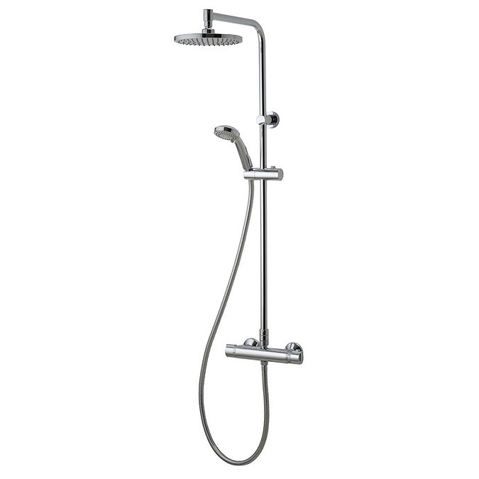 Aqualisa - Midas Plus Exposed Thermostatic Bar Valve with Fixed and Adjustable Heads - MD000PLUS Large Image