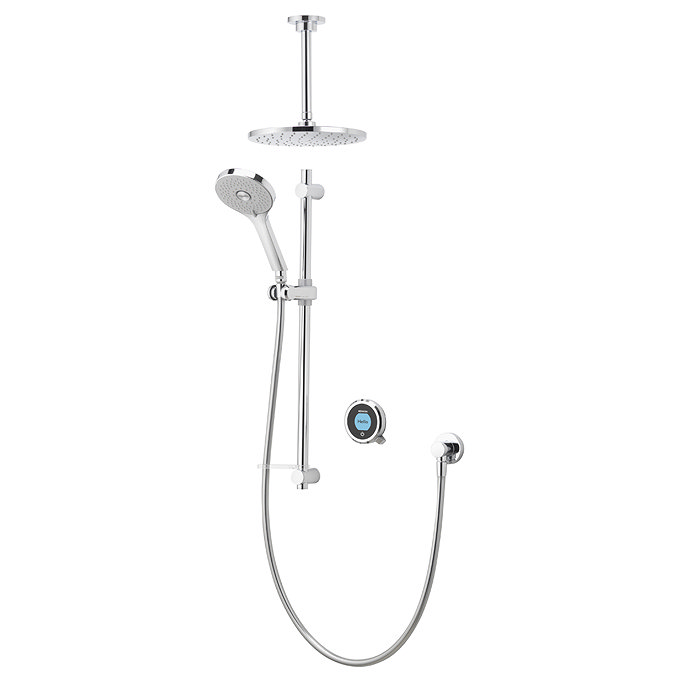 Aqualisa Optic Q Smart Shower Concealed with Adjustable and Ceiling Fixed Head  Profile Large Image