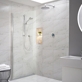 Aqualisa Optic Q Smart Shower Concealed with Adjustable and Wall Fixed Head Large Image