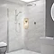 Aqualisa Optic Q Smart Shower Concealed with Adjustable and Wall Fixed Head Large Image