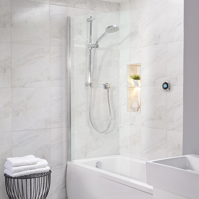 Aqualisa Optic Q Smart Shower Concealed with Adjustable Head and Bath Filler  Profile Large Image