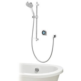 Aqualisa Optic Q Smart Shower Concealed with Adjustable Head and Bath Filler Medium Image