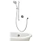 Aqualisa Optic Q Smart Shower Concealed with Adjustable Head and Bath Filler Large Image