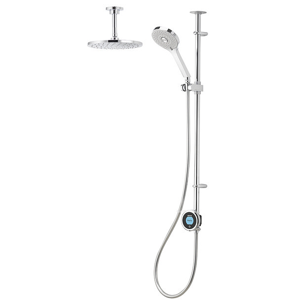 Aqualisa Optic Q Smart Shower Exposed with Adjustable and Ceiling Fixed Head  Profile Large Image
