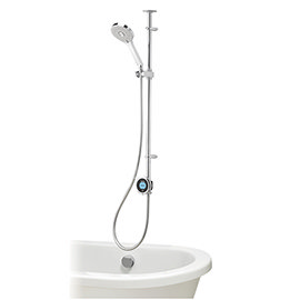 Aqualisa Optic Q Smart Shower Exposed with Adjustable Head and Bath Filler Medium Image