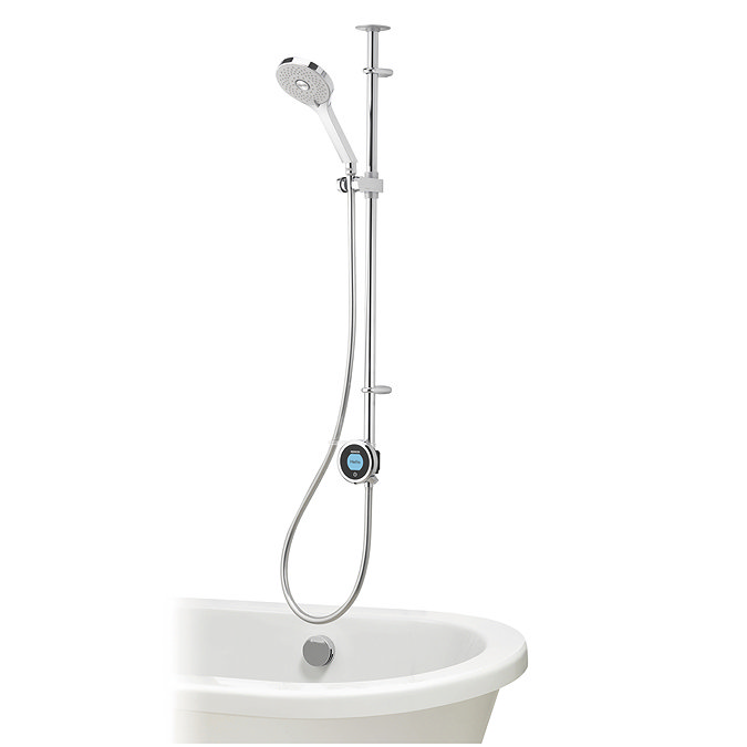 Aqualisa Optic Q Smart Shower Exposed with Adjustable Head and Bath Filler Large Image