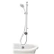 Aqualisa Optic Q Smart Shower Exposed with Adjustable Head and Bath Filler Large Image