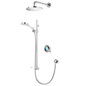 Aqualisa Q Smart Digital Concealed Shower with Adjustable and Fixed Wall Heads Large Image