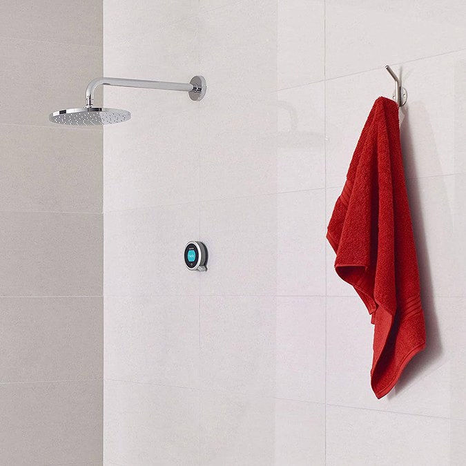 Aqualisa Q Smart Digital Concealed Shower with Fixed Wall Head  In Bathroom Large Image