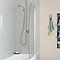 Aqualisa Q Smart Digital Shower Exposed with Adjustable Head and Bath Overflow Filler  Newest Large 