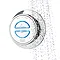 Aqualisa - Quartz Digital Concealed Thermostatic Shower with Wall Mounted Fixed Head Profile Large Image