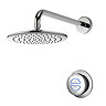 Aqualisa - Quartz Digital Concealed Thermostatic Shower with Wall Mounted Fixed Head Large Image