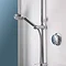 Aqualisa - Quartz Digital Divert Concealed Thermostatic Shower with Adjustable Head & Overflow Bath 