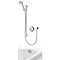Aqualisa - Quartz Digital Divert Concealed Thermostatic Shower with Adjustable Head & Overflow Bath