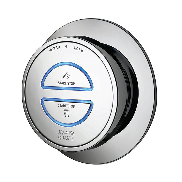 Aqualisa Quartz Digital Divert Shower With Ceiling Mounted Head