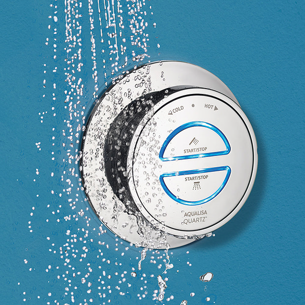 Aqualisa Quartz Digital Divert Shower With Fixed & Adjustable Heads