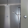Aqualisa - Quartz Digital Divert Exposed Thermostatic Shower with Ceiling Mounted Fixed & Adjustable