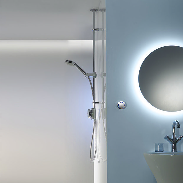 Aqualisa Quartz Digital Exposed Shower With Slide Rail Kit Online