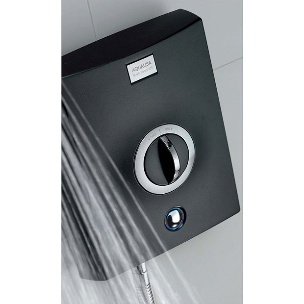 Aqualisa Quartz Electric Shower Graphite/Chrome Victorian Plumbing