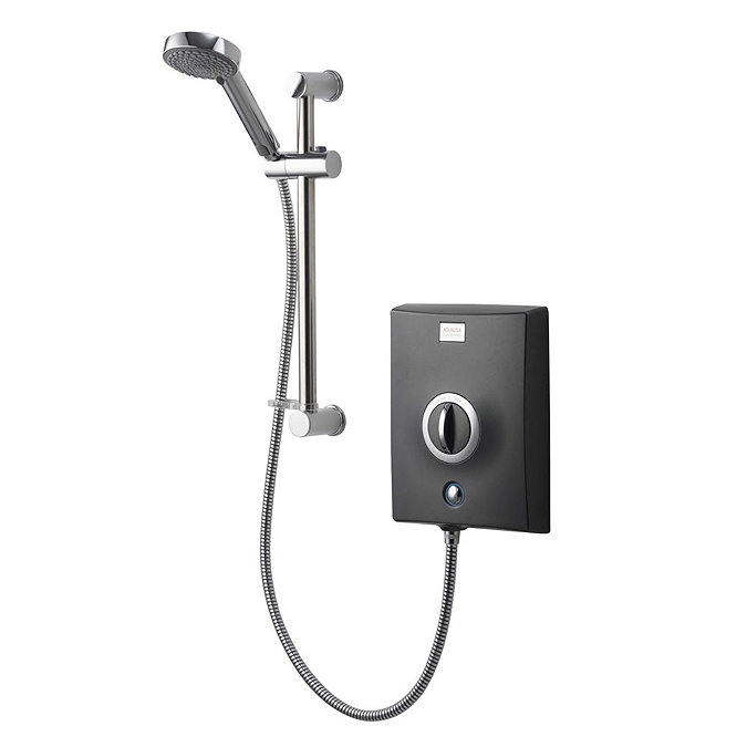 Aqualisa - Quartz Electric Shower - Graphite/Chrome Large Image