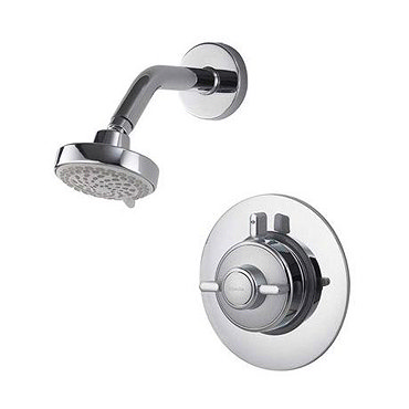 Aqualisa - Quartz Thermo Concealed Shower Valve with Wall Mounted Fixed Head - QZ3163 Profile Large Image