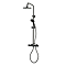 Aqualisa Safe Touch Thermostatic Round Shower Matt Black