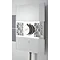 Aqualisa - Sassi Electric Shower with Adjustable Head - White/Chrome Profile Large Image