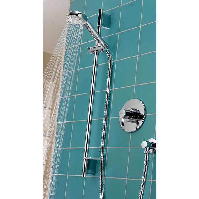 Aqualisa - Siren SL Concealed Thermostatic Shower Valve with Slide Rail Kit - SRN001CA Standard Larg