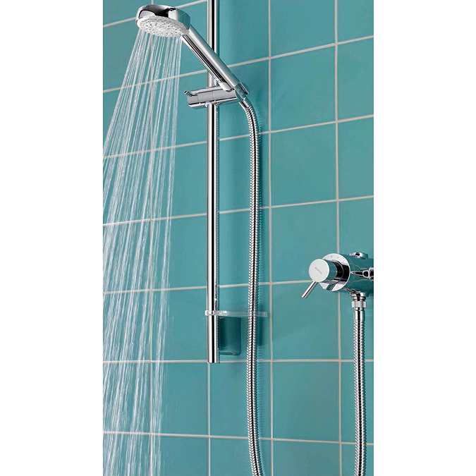 Aqualisa - Siren SL Exposed Thermostatic Shower Valve with Slide Rail Kit - SRN001EA Feature Large Image