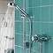 Aqualisa - Siren SL Exposed Thermostatic Shower Valve with Slide Rail Kit - SRN001EA Standard Large Image