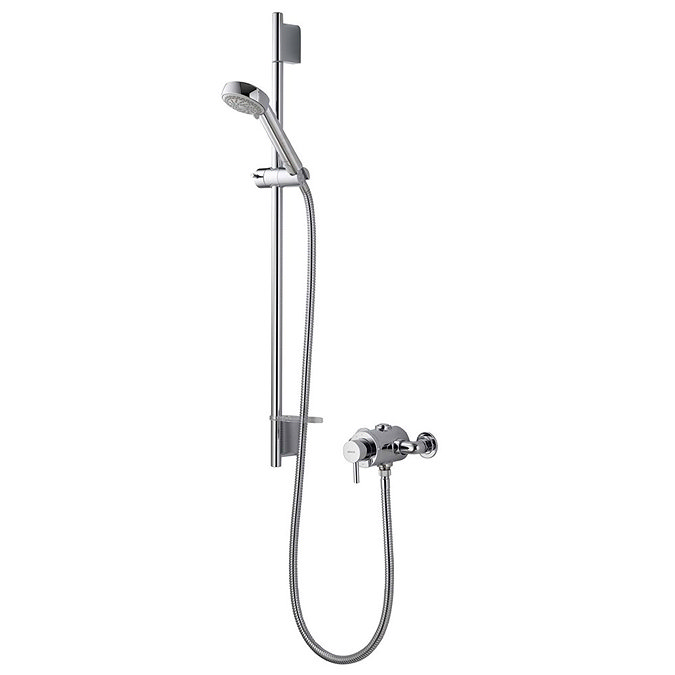 Aqualisa - Siren SL Exposed Thermostatic Shower Valve with Slide Rail Kit - SRN001EA Large Image