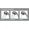 Aqualisa - Turbostream Adjustable Shower Kit - Chrome - 99.20.01 Profile Large Image