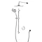 Aqualisa Unity Q Smart Shower Concealed with Adjustable and Wall Fixed Heads  Profile Large Image