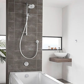 Aqualisa Unity Q Smart Shower Concealed with Adjustable Head and Bath Fill Medium Image