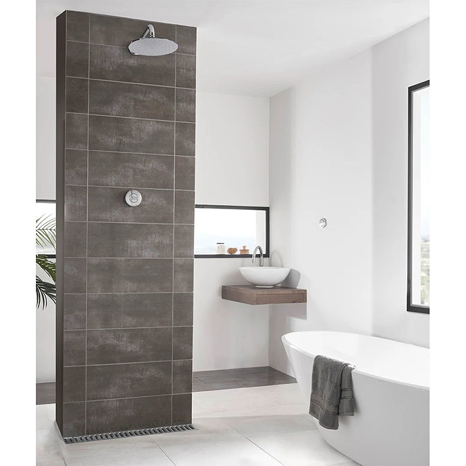 Aqualisa Unity Q Smart Shower Concealed with Wall Fixed Head Large Image