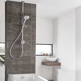 Aqualisa Unity Q Smart Shower Exposed with Adjustable Head and Bath Fill Medium Image