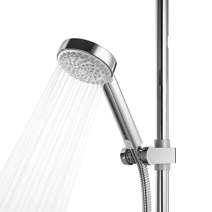 Aqualisa - Visage Digital Concealed Thermostatic Shower with Adjustable Head & Overflow Bath Filler  In Bathroom Large Image
