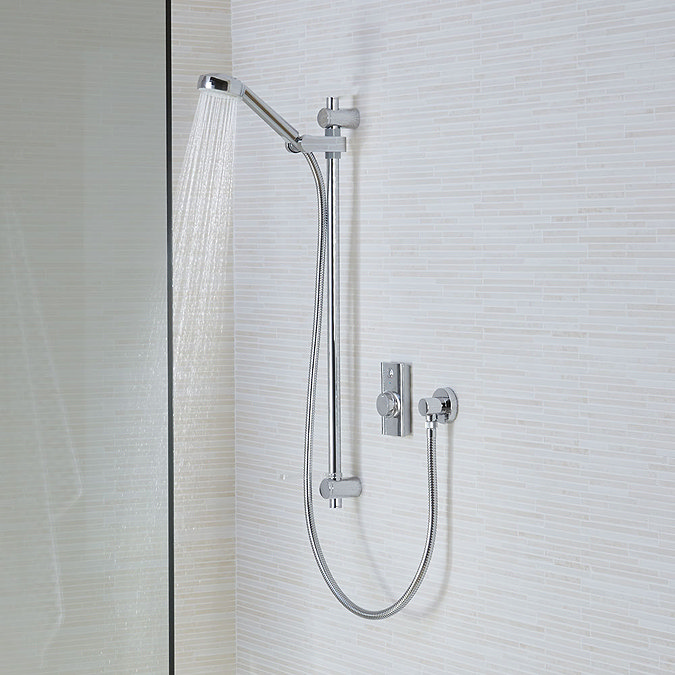 Aqualisa - Visage Digital Concealed Thermostatic Shower with Slide Rail Kit  Profile Large Image