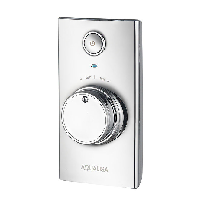 Aqualisa - Visage Digital Concealed Thermostatic Shower with Slide Rail Kit Standard Large Image