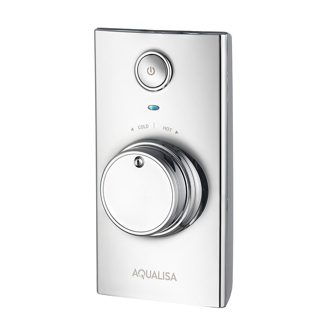 Aqualisa - Visage Digital Concealed Thermostatic Shower with Slide Rail Kit  Standard Large Image