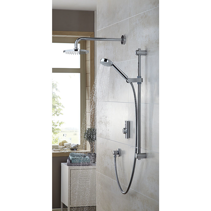 Aqualisa - Visage Digital Concealed Thermostatic Shower with Wall Mounted Fixed & Adjustable Heads Profile Large Image