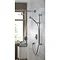 Aqualisa - Visage Digital Concealed Thermostatic Shower with Wall Mounted Fixed & Adjustable Heads Profile Large Image