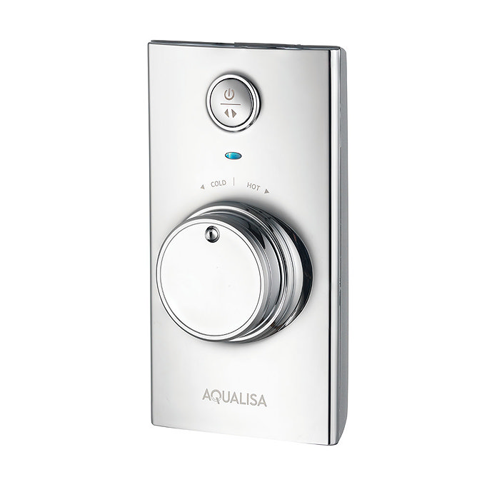 Aqualisa - Visage Digital Concealed Thermostatic Shower with Wall Mounted Fixed & Adjustable Heads Feature Large Image