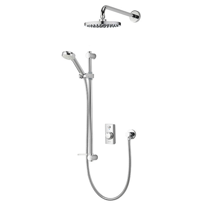 Aqualisa - Visage Digital Concealed Thermostatic Shower with Wall Mounted Fixed & Adjustable Heads L